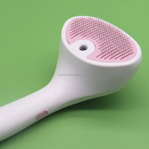 2025新品工場価格3 in 1充電式シリコンマッサージ蒸し暑いペット猫ヘアクリーニングスチームグルーミングブラシコーム - Product Image 5