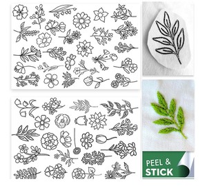 ورق قابل للذوبان في الماء متوافق مع مثبت لدعم الحروف حجم A4 أوراق تختفي للتطريز - Product Image 4