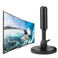 Antenne TV numérique à ondes terrestres universelle intérieure/extérieure DVB-T/DMB-T/CMMB, amplificateur de réception de signal haute définition, gain de 25 dBi