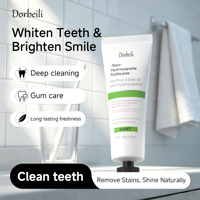 Dentifrice au Nano Hydroxyapatite Blanchissant Sans Fluorure Réparation de l'Émail Soulagement des Dents Sensibles Haleine Fraîche Mentholée Marque Privée OEM