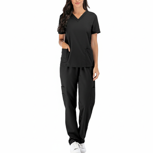 Meilleur matériel ensemble d'uniformes d'infirmières d'hôpital confortable et léger gommages médicaux pour les infirmières personnalisable marque privée - Product Image 1