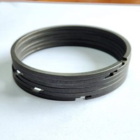 Compresseur d'air Accessoires pour pompes automobiles Segments de piston Métal Laiton de carbone Joints mécaniques Trous de compresseur Anneaux de cylindre