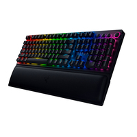 Razer BlackWidow V3 Pro Keyboard game mekanis, tombol mekanis hijau, kunci ABS Doubleshot pencahayaan RGB