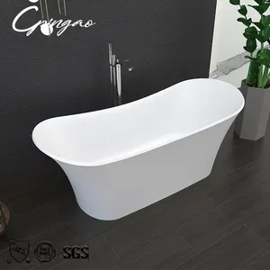 CE cUPC Big Size Acrylic Matt Stone Solid Surface Free Standing Bathtubs Free Standing Bathroom Freestanding Soaking Bath Tub