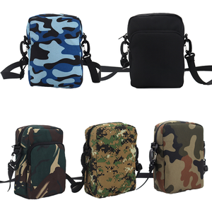 Custom Vintage Geometric Pattern Waterproof Polyester Shoulder Crossbody Messenger Men's <b>Side</b> Sling <b>Bag</b> with One Strap - Product Image 2