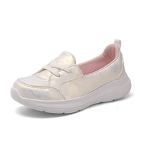 Chaussures plates pour femmes grande taille, style princesse, faciles à enfiler, respirantes, légères, décontractées, à lacets, pour l'hiver, pour étudiantes