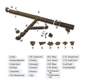 Giá Máng Xối Và Máng Xối Nước Mưa PVC Philippines <span class=keywords><strong>Kenya</strong></span> - Product Image 6