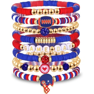 Set di Braccialetti con Perline in Lega e Perle Imitate, Elastici, Vendita Diretta dalla Fabbrica, Commercio <span class=keywords><strong>all</strong></span>'Ingrosso - Product Image 5