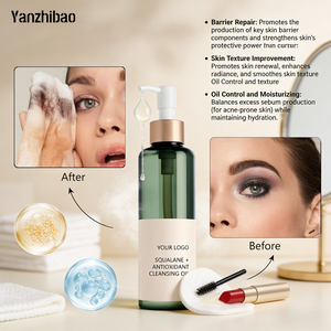 <span class=keywords><strong>Aceite</strong></span> <span class=keywords><strong>Limpiador</strong></span> Antioxidante de Escualano Personalizado, <span class=keywords><strong>Aceite</strong></span> <span class=keywords><strong>Facial</strong></span> Ligero que Limpia en Profundidad los Poros, Remueve el Maquillaje e Hidrata la <span class=keywords><strong>Piel</strong></span> - Product Image 2