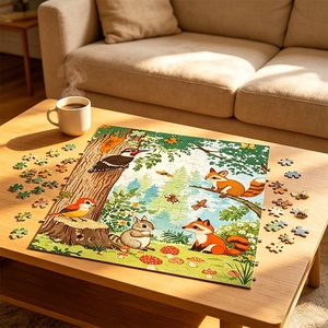Rompecabezas de Animales del Bosque Coloridos para Adultos, 1000 Piezas, Rompecabezas Difícil e Imposible para Amantes de los Animales, Regalos - Product Image 3