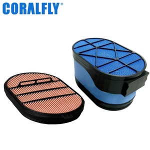 ไส้กรองอากาศเครื่องยนต์ดีเซล CORALFLY รุ่น AF4201 PA5792 P607557 334R1769 สำหรับรถ JCB - Product Image 1