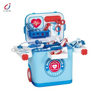 Chengji Jouet <span class=keywords><strong>Docteur</strong></span> Doctor Cart Pretend Play Set Medical Kit Toys Children Play House Handbag Medical Doctor Toy Set - Product Image 1