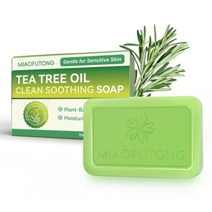 Handmade Tea Tree Oil-Control Facial Bar <b>Soap</b> for All Skin Types-Deep Cleanse & Refreshing - Product Image 5