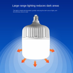 Siêu sáng công suất cao AC LED bóng đèn 2700K mềm ấm Trắng E27 vít cơ sở dân cư tiết kiệm năng lượng năng lượng Sao chứng nhận không - Product Image 3