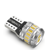 Nouvelle ampoule LED T10 sans polarité Canbus pour feux arrière de voiture, feux de recul 3014 18SMD blanc rouge jaune bleu 10-18V