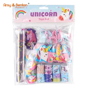 Unicorn Party Favors 2023 Unicorn Theme Toy Slap Pulseira Borracha Lápis para Prêmios Pinata Enchimentos Goodie Bag Stuffers