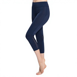 Leggings pour femmes, tissu en dentelle, 80% élasthanne, 20% polyester, taille haute, respirant, sans couture, 220g, fabriqué au Pakistan - Product Image 2