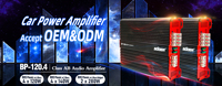 Amplificateur de puissance pour voiture BP-120.4 classe AB 4 canaux 120W RMS avec crossovers