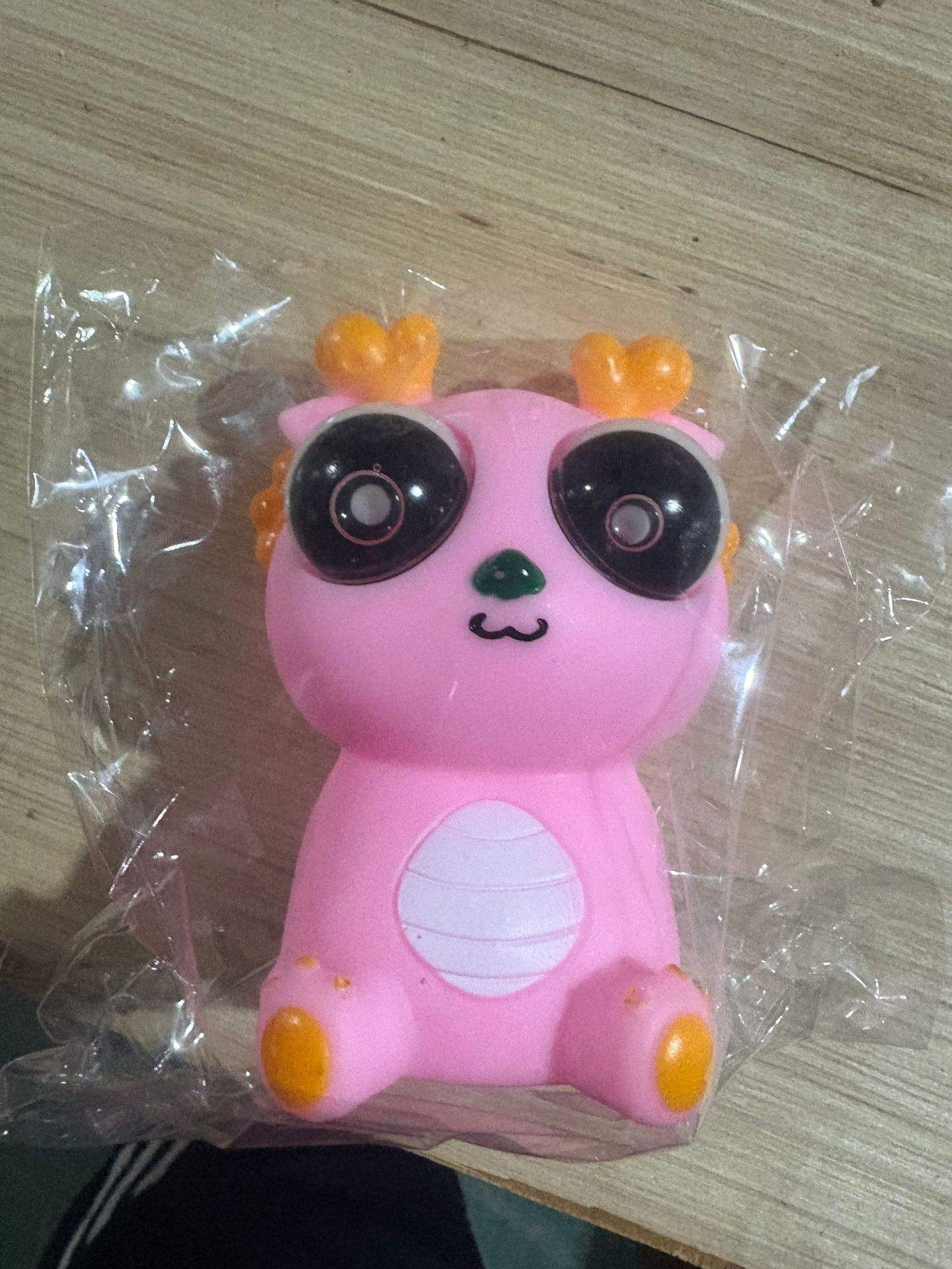 Dragon yeux explosifs roses-environ 6,5x11cm