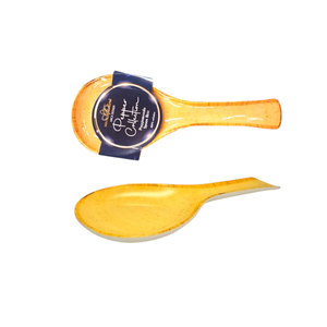 Repose-cuillère en mélamine jaune poivre 29x10cm - Product Image 1