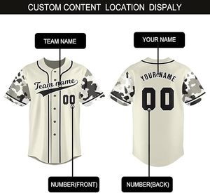 Conjuntos de Camisetas de Béisbol Americanas Personalizables con Nombres, Logotipos, Números de Equipo, en Blanco, Transpirables, que Absorben la Humedad, 100% Poliéster Digital - Product Image 6