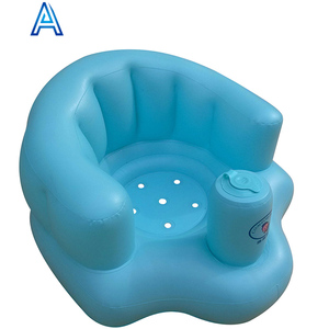 Venta caliente de fábrica de alta calidad duradero ecológico PVC soplado de aire inflable Asiento de baño cojín de baño personalizable - Product Image 5