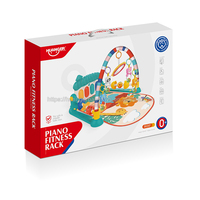 Huanger Juguetes De Bebe Baby Toys 0-6 Months Kick and Play Piano Gym Activity Center Oyuncak for Toddler