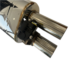 Soupape de décharge électrique MX Exhaust 76 mm avec télécommande, silencieux bypass en acier inoxydable professionnel poli miroir - Product Image 2