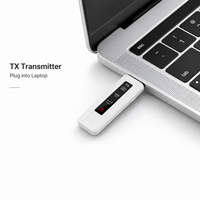 Draadloze HDTV zender-ontvanger set zonder app, 1080P schermspiegeling voor TV, monitor en projector