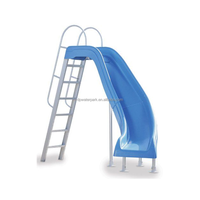 Accessoires de piscine les plus populaires Toboggan de piscine pour enfants et adultes Mini toboggan en fibre de verre pour enfants pour la maison