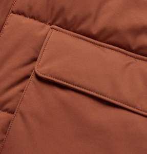 Mens Classic Soft Storm System Quilted Shell Hooded <b>Gilet</b> - Product Image 3