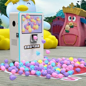 Gonfleur de ballons entièrement automatique, gonfleur de ballons électrique, gonfleur commercial intégré avec fonction de nouage, équipement de gonflage - Product Image 1