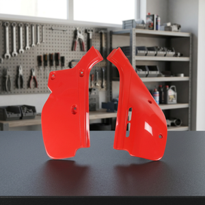 Pannelli Laterali Rossi 069 per Moto Honda XR 600 1988-2002, Accessori per Motociclette - Product Image 2