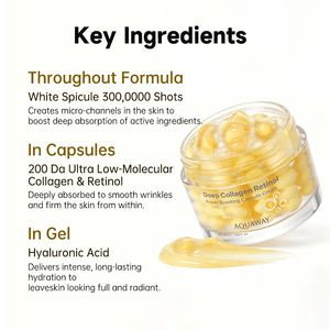 Wholesale Korea Face Moisturizer Lightweight Brightening Plump Nourishing Moisturizing <strong>Cream</strong> Collagen <strong>Retinol</strong> Capsule <strong>Cream</strong> - Product Image 4