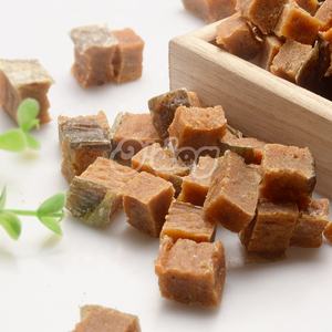 Venta al por mayor OEM de snacks nutritivos caseros para entrenamiento de mascotas: cubos de salmón, combinaciones de comidas, snacks de marisco, golosinas para perros. - Product Image 3