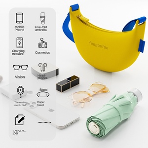 Fungoofun Banana Style Crossbody Bag Verano de moda impermeable Dumpling Shoulder Bag All-match Casual Style para hombres o mujeres - Product Image 5