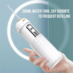 Pakiss Mini Flosser de agua eléctrico portátil con batería impermeable IPX7 de 1200mAh para uso doméstico y hotelero - Product Image 4