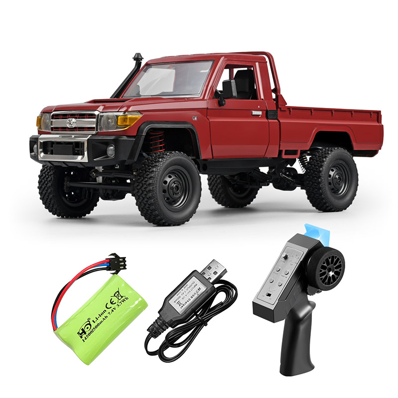 MN82 1/12 RC Car 2.4G Full Scale Off-Road Remote Control Climbing Vehicle Retro Simulation Model Toys Gift