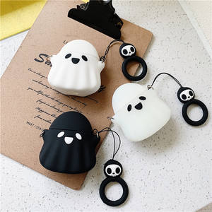 3D mignon dessin animé Halloween poupée Silicone écouteurs étuis pour <span class=keywords><strong>AirPods</strong></span> Pro 2nd 3rd génération couverture sans fil casque boîte <span class=keywords><strong>meilleur</strong></span> cadeau - Product Image 1
