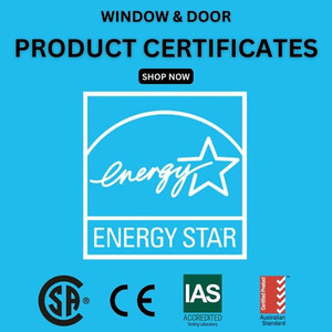 Wanjia nfrc CSA biệt thự tùy chỉnh nhiệt phá vỡ cửa sổ cách âm đôi kính cửa sổ nhôm cửa sổ - Product Image 6