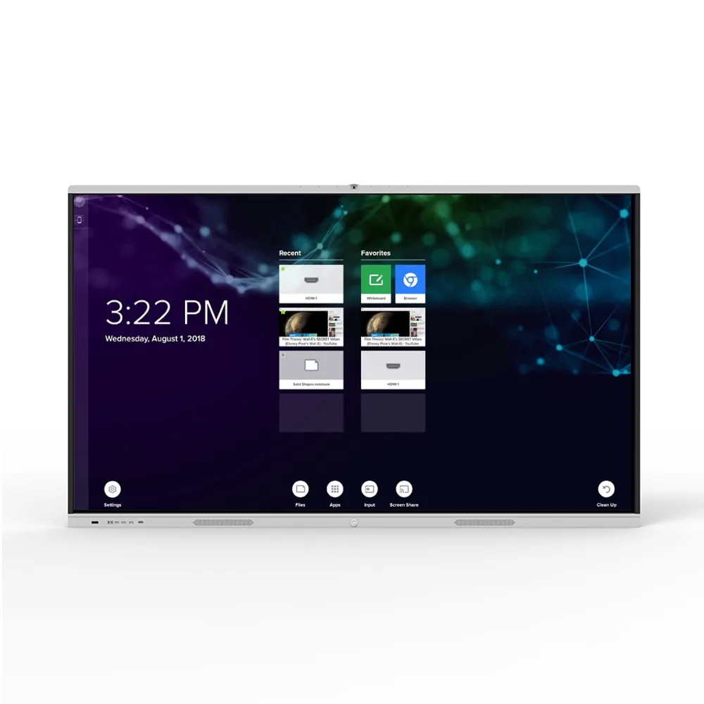 HDFocus OEM Pizarra 4K OPS TV Smart 65 ''Computer All-In-One PC scheda elettronica Touch Screen visualizza lavagna interattiva