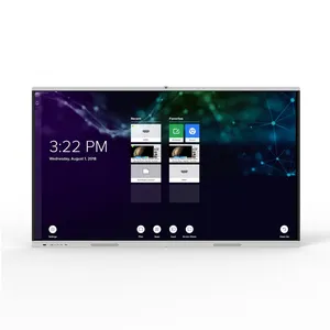 HDFocus OEM Pizarra 4K OPS TV Smart 65 ''Computadora Todo en uno PC Tablero electrónico Pantallas táctiles Pizarra blanca interactiva