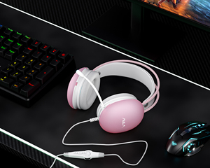 Casque filaire RGB Bass 50 mm AULA S505 avec suppression du bruit, casque de jeu lumineux pour ordinateur, casque de jeu à diodes électroluminescentes - Product Image 3