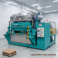 Machine à plateaux à œufs en papier durable et antirouille pour une utilisation continue avec une consistance de la pâte réglable