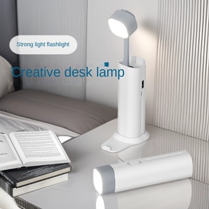 Smart Home Folding LED Desk Lamp with Speed Dimming Eye Charging <b>Book</b> <b>Light</b> with Flashlight and Phone Holder Function - Product Image 3