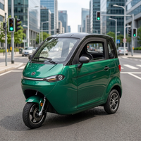 Voiture électrique chinoise JIAJI à carrosserie fermée, 1000W, 25-45km/h, autonomie 80-140km, sans permis de conduire, certifiée CEE, à prix abordable