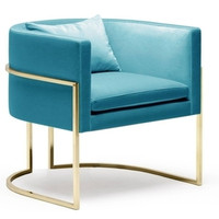Silla de estilo nórdico para eventos, lujosas sillas de salón, sofá moderno de terciopelo dorado, sofá de terciopelo rosa