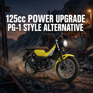Motocicleta Todoterreno 2026 Trail 125cc Estilo PG-1 Alternativa a Scrambler, a Gasolina, CKD, Ahorro de Impuestos, Soporte para Pedidos de Prueba 20GP - Product Image 1