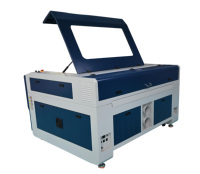 Machine de gravure et de découpe laser CO2 100W pour bois, acrylique, verre, cuir, métal, caoutchouc - CNC refroidi par eau avec support IA