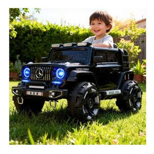 Auto Eléctrico para Niños con Doble Motor 390, Batería, Anillo de Luces LED, Gran Espacio, Control Remoto Bluetooth, Asiento Cómodo - Product Image 1